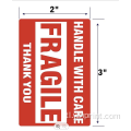Fragile label sticker marupok na sticker roll sheet